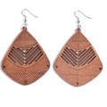 Life Tree Wood Earring