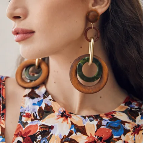 Exaggerated Personality Geometric Earring