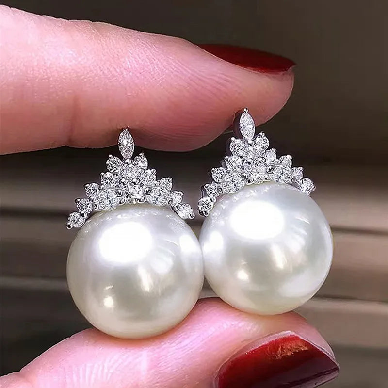 Princess Style Crown Earring