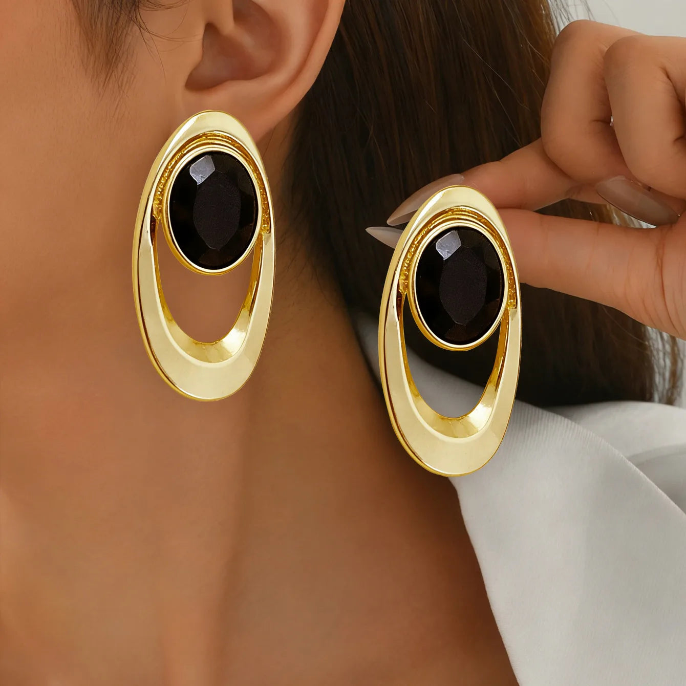 Geometric Stud Earring
